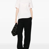 Anine Bing Jaylin Tee Collegiate | Powder Pink