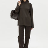Camilla and Marc Bessette Long Sleeve Top | Espresso