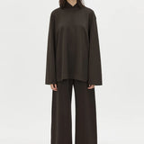 Camilla and Marc Bessette Long Sleeve Top | Espresso