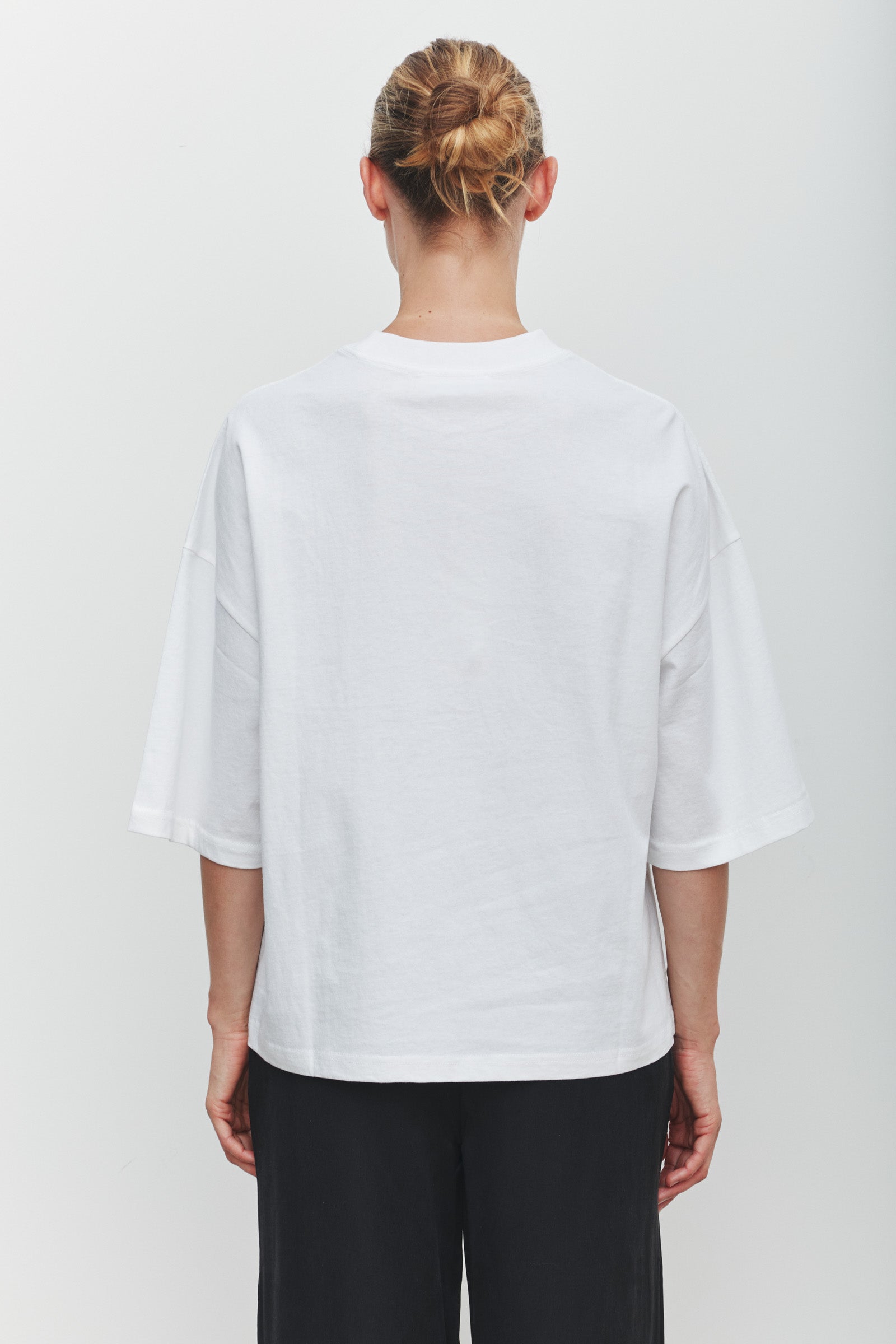 Max Cotton Oversized Tee White