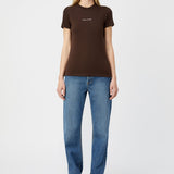 Camilla and Marc Park Logo Tee | Bitter Chocolate