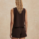 Varley Atrium High Rise Short 4.5' | Coffee Bean (PRE-ORDER)