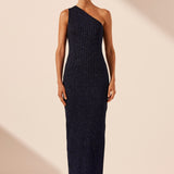 Shona Joy Livia One Shoulder Maxi Dress | Night Sky