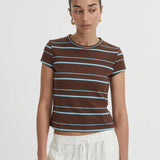Blanca Aerin Baby Tee | Brown