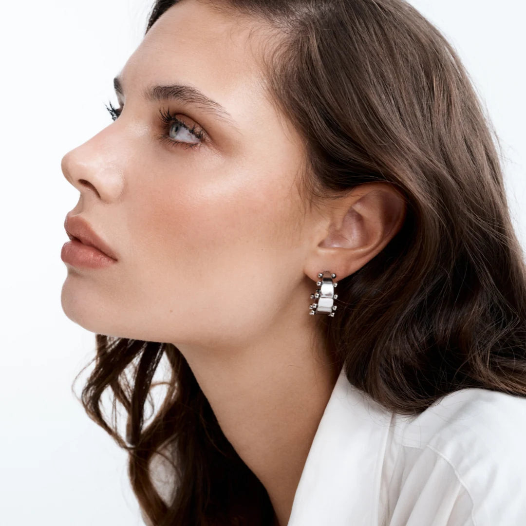 Gimme Dot Hoop | Silver
