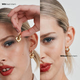 Gimme Love Heart Hoop Earrings | Gold (PRE-ORDER)
