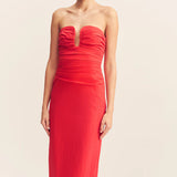 Shona Joy Campbell Strapless U Wire Maxi Dress | Goji
