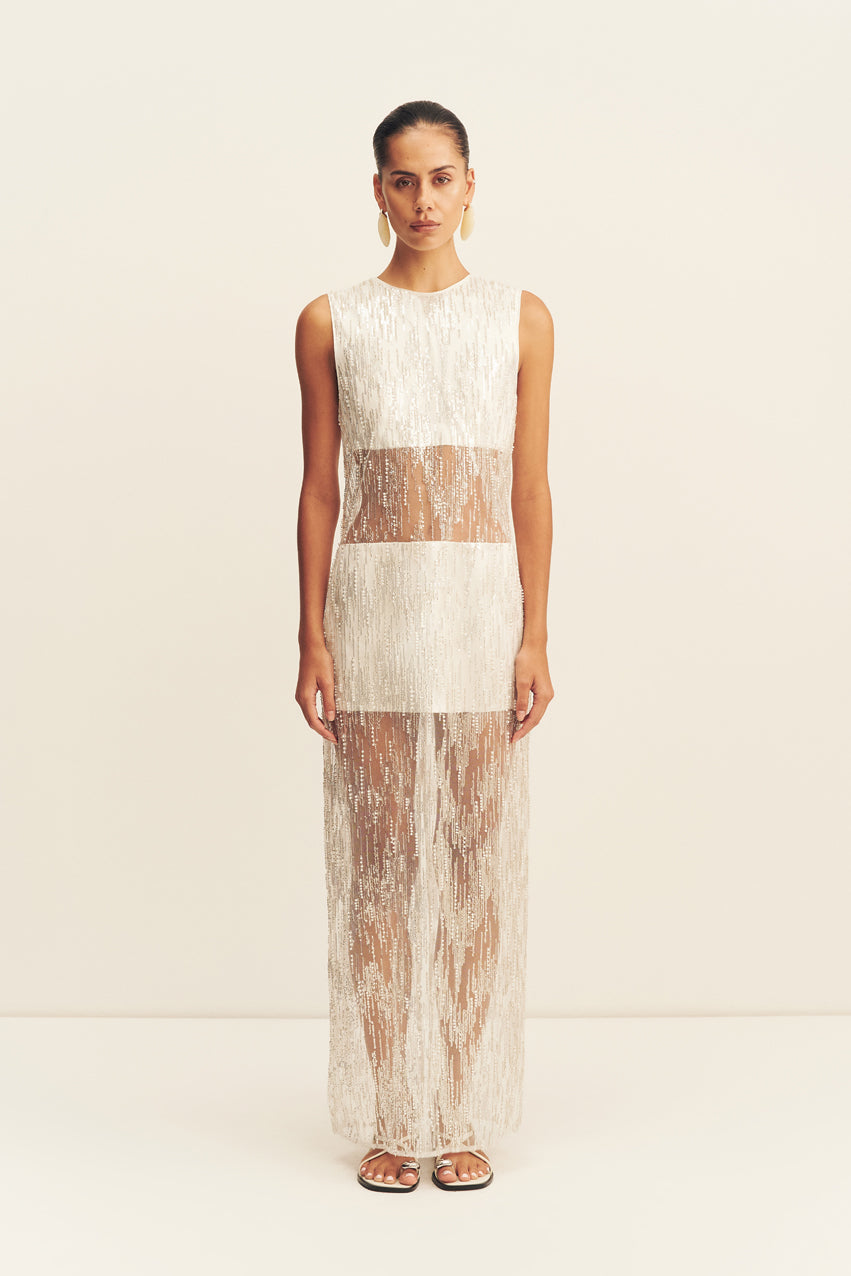 Viva Round Neck Maxi Dress