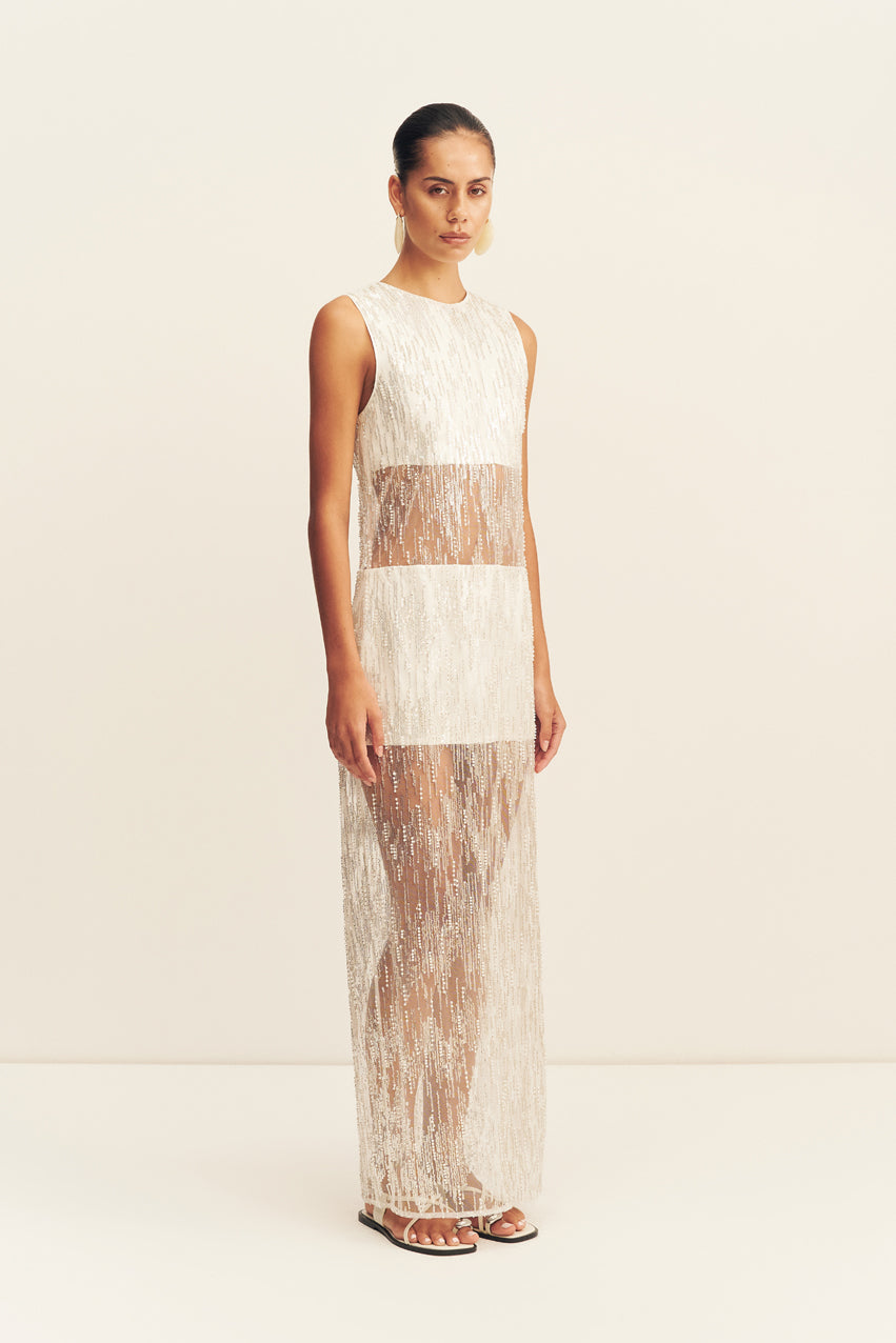 Viva Round Neck Maxi Dress