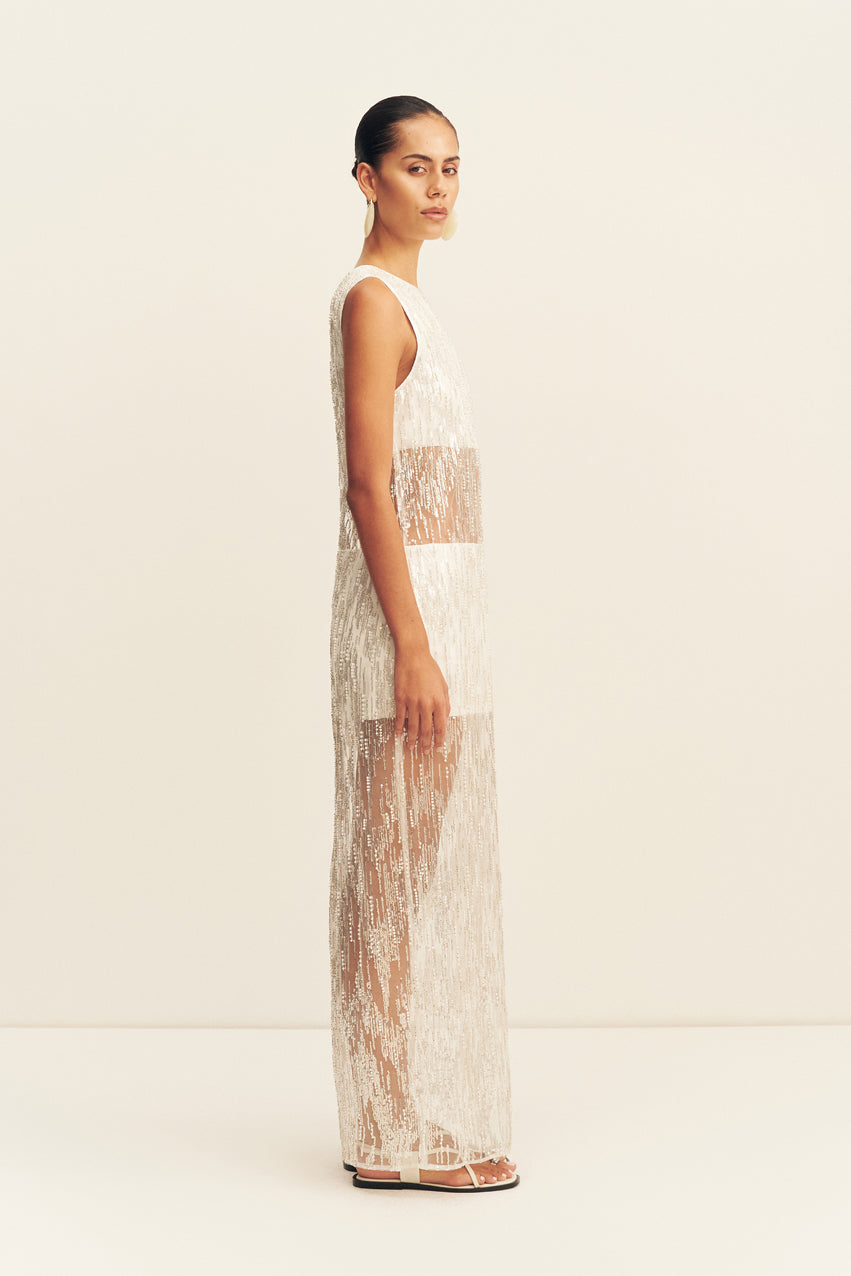 Viva Round Neck Maxi Dress