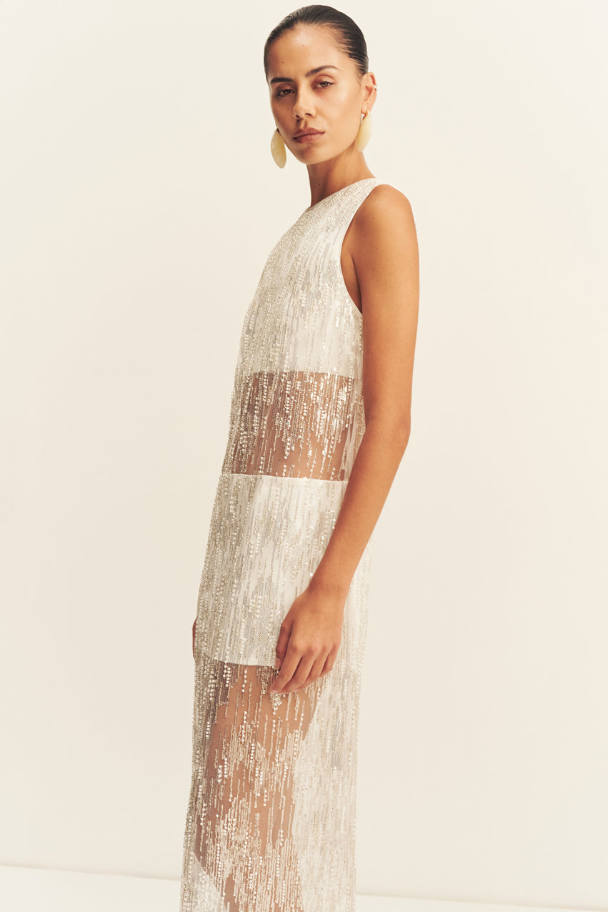 Viva Round Neck Maxi Dress