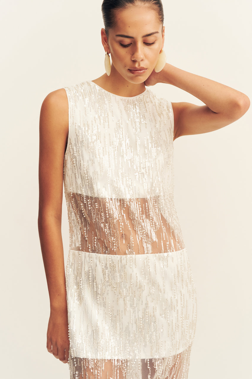 Viva Round Neck Maxi Dress