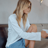 Ceres Life Scout Slouchy Tee | White