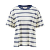 Ceres Life Stevie Slouchy Tee | Heritage Navy Stripe