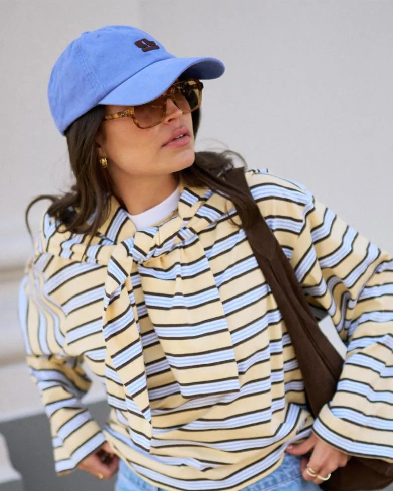 Ceres Life Pip Everyday Cap | Vintage Blue/Burnt Toffee