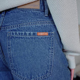 Ceres Life Leah Tapered Barrel Jean | Fresh Indigo