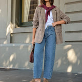 Ceres Life Leah Tapered Barrel Jean | Fresh Indigo