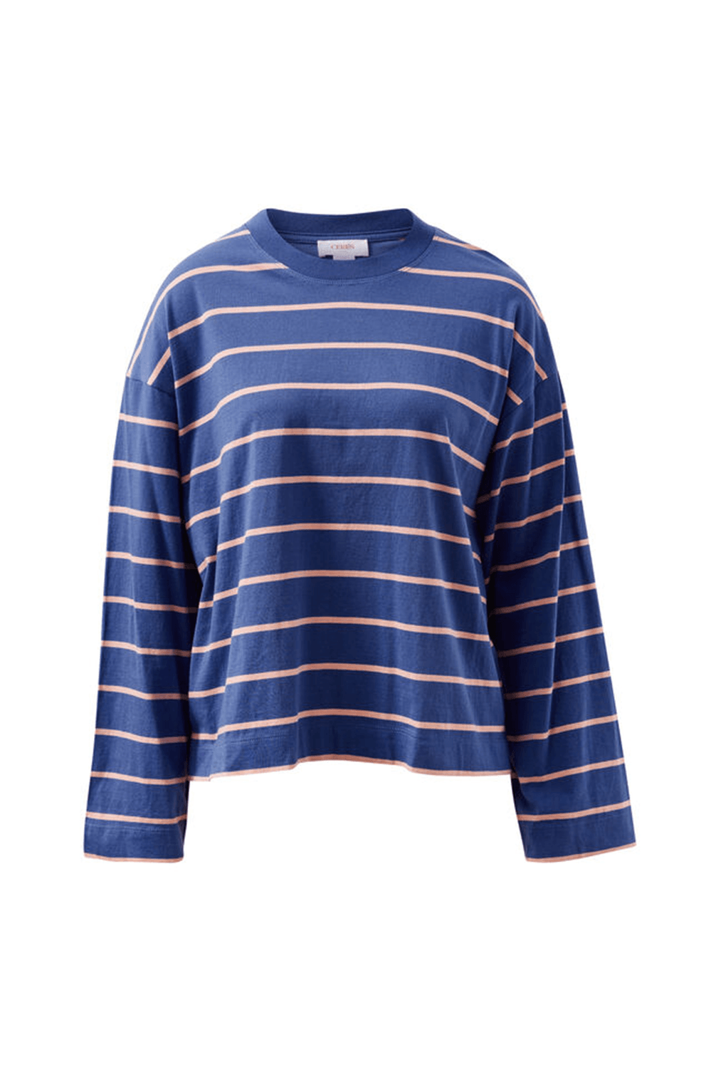 Ceres Life Beau Long Sleeve Tee | Washed Navy/Pink Clay