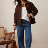 Ceres Life Pia Coat | Chocolate