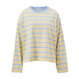 Ceres Life Beau Long Sleeve Tee | Butter/China Blue Stripe
