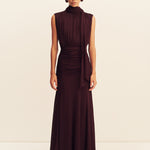 Amina Scarf Neck Maxi Dress