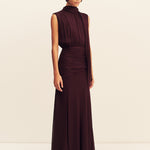 Amina Scarf Neck Maxi Dress