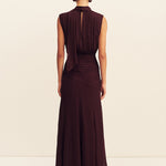 Amina Scarf Neck Maxi Dress