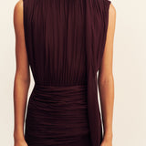 Amina Scarf Neck Maxi Dress
