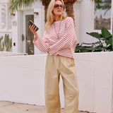 Ceres Life Bella barrel Pant | Burnt Butter