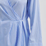 Second Female Amale Dress | Light Blue Stripe