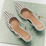 Lana Wilkinson Miranda Pump | White (PRE-ORDER)