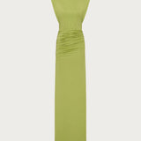 With Harper Lu Structured Shoulder Gown | Emerald