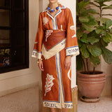 SOLEIL D'AMOUR SILK SHIRTDRESS