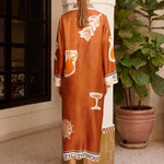 SOLEIL D'AMOUR SILK SHIRTDRESS