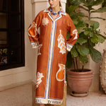 SOLEIL D'AMOUR SILK SHIRTDRESS