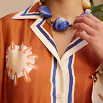 SOLEIL D'AMOUR SILK SHIRTDRESS