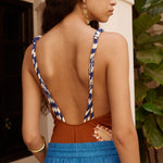 SOLEIL D'AMOUR V NECK ONE PIECE