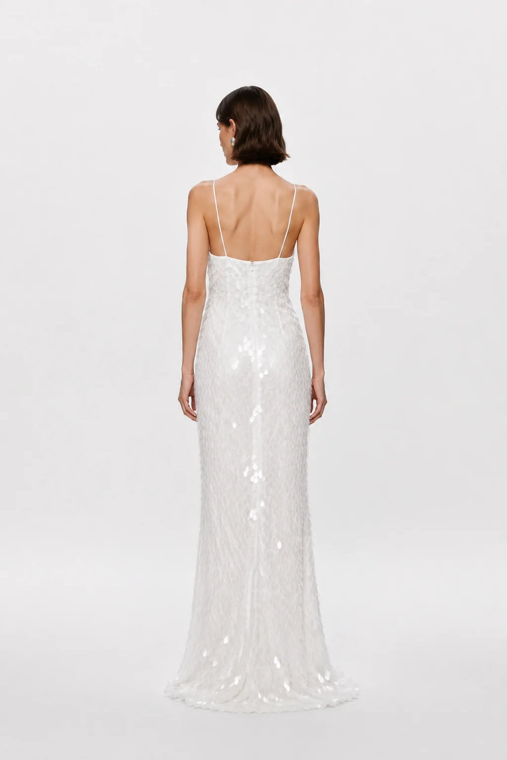 Misha Sapphire Sequin Maxi Dress | Ivory