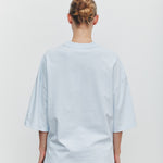 Max Cotton Oversize Tee Powder Blue