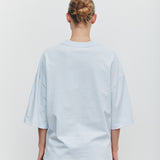 Max Cotton Oversize Tee Powder Blue