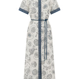 Alemais Lucky Shirt Dress | Ivory
