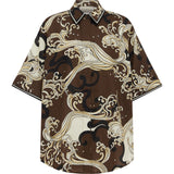 Alemais Otis Shirt | Chocolate