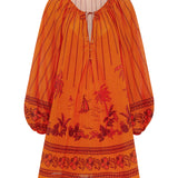 Alemais Boathouse Mini Dress | Orange