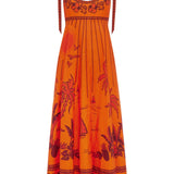 Alemais Boathouse Ballet Sundress | Orange