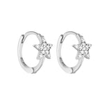 Star Huggies - Silver/Clear