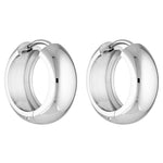 Petite Thick Huggies 18mm - White Gold