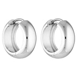 Petite Thick Huggies 18mm - White Gold