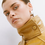 Dina Hoops - White Gold
