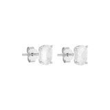 Oval Studs - Silver