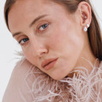 Pear Studs 2CT - Gold